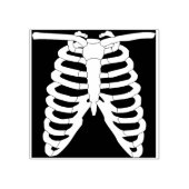 スケルトンリブイラストレーションアートスタンプ ラバースタンプ (インプリント)