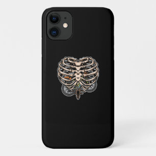スケルトンリブケージハロウィンマウンテンバイクMTBラブ iPhone 11 ケース