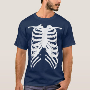 スケルトンリブケージハロウィーン Tシャツ