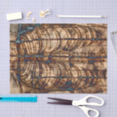 スケルトンリブケージベージュブラウングレーヴィンテージX線 薄葉紙 (クラフト)