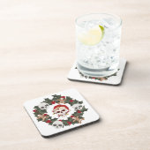 スケルトンリースクリスマス コースター (右側)