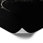 スケルトンロックドラマー不気味- Halloween Music ポスター (角)