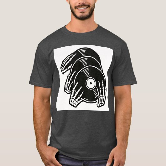 スケルトンロックフレンド Tシャツ (正面)