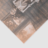 スケルトンヴィンテージアンティークセピアスケッチアート 薄葉紙 (詳細)