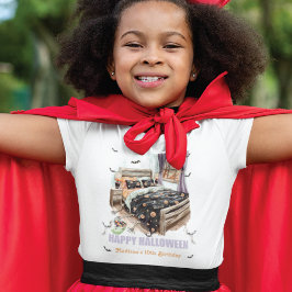 スケルトン不気味ハンド付きスリープバーTシャツ Tシャツ