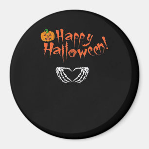 スケルトン不気味ハンド。ハッピーハローウィン。 マグネット