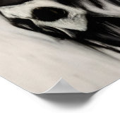 スケルトン不気味戦士 | AIアートポスター ポスター (角)