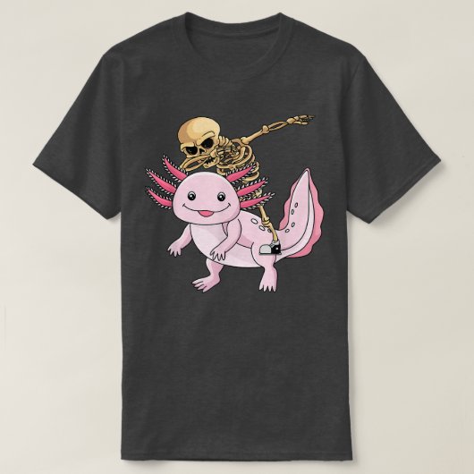 スケルトン乗馬スケルトン怠惰ハロウィーン衣装Cu Tシャツ (デザイン正面)