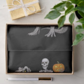 スケルトン乗馬ミイラ恐竜Tレックスハロウィン 薄葉紙 (ギフト)