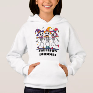 スケルトン仲間ハロウィンキッズTシャツ – かわいいダン