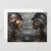 スケルトン兵隊 ポストカード (正面/裏面)