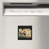 スケルトン召喚ウィッチ国芳ファインアート マグネット (インサイチュ (食洗機))