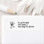 スケルトン差出人住所ラベル ラベル (インサイチュ)