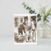 スケルトン市場 ポストカード (スタンド正面)