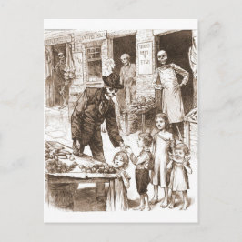 スケルトン市場 ポストカード