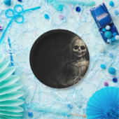 スケルトン幽霊のよく出るドールハロウィーンの衣装パーティー ペーパープレート (パーティー)