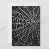 スケルトン幽霊のよく出るドールハロウィーンの衣装パーティー 招待状 (裏面)