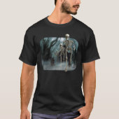 スケルトン幽霊のよく出るTシャツ Tシャツ (正面)