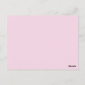 スケルトン幽霊はがき ポストカード (裏面)