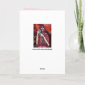 スケルトン幽霊グリーティングカード カード (裏面)