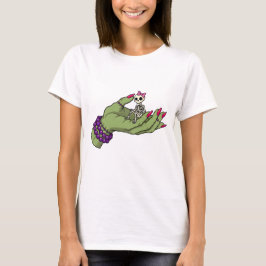 スケルトン弓を持つフランケンシュタインハンドブリーズ Tシャツ