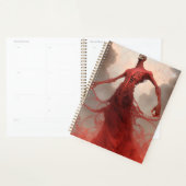 スケルトン悪魔の生き物の暗いファンタジー恐怖 プランナー手帳 (ディスプレー)