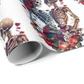 スケルトン愛好家 ラッピングペーパー (ロールコーナー)