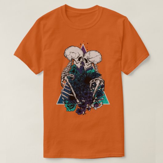 スケルトン愛好家 Tシャツ (デザイン正面)