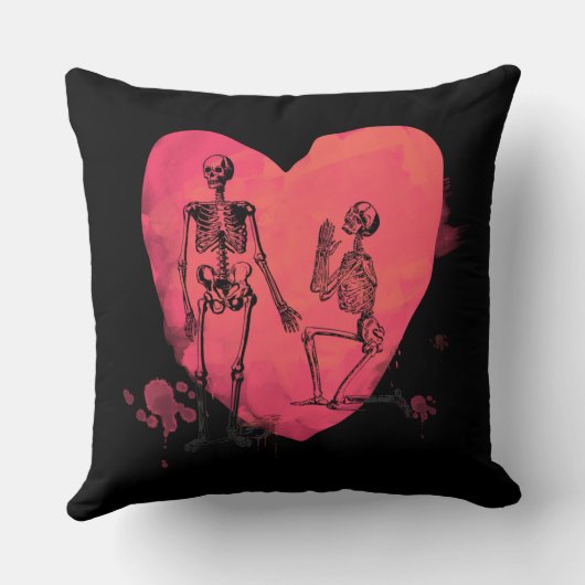 スケルトン愛 クッション (裏面)