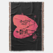 スケルトン愛 スローブランケット (正面縦)