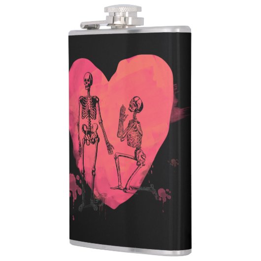 スケルトン愛 フラスク (左)