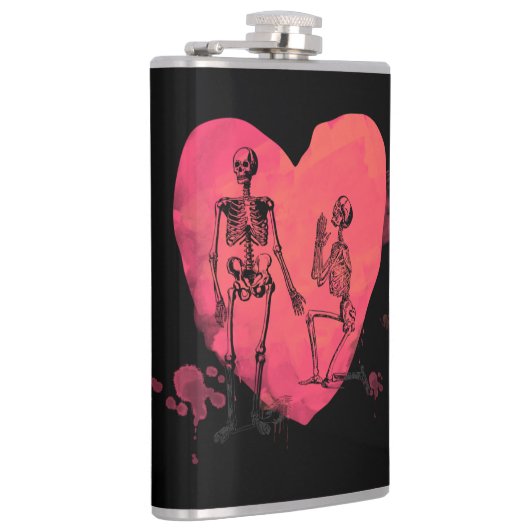 スケルトン愛 フラスク (右)