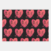 スケルトン愛 ラッピングペーパーシート (正面)