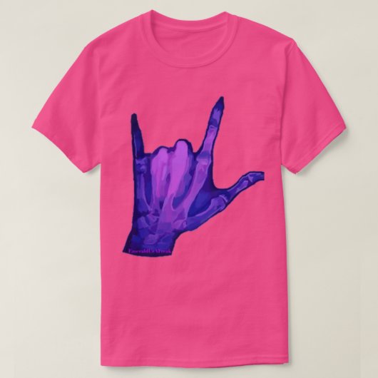 スケルトン愛 Tシャツ (デザイン正面)