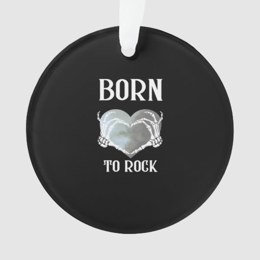 スケルトン手グレーハートグラフィッククラシック用 オーナメント (正面)