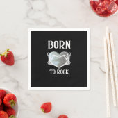 スケルトン手グレーハートグラフィッククラシック用 スタンダードカクテルナプキン (インサイチュ)