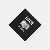 スケルトン手グレーハートグラフィッククラシック用 スタンダードカクテルナプキン (角)