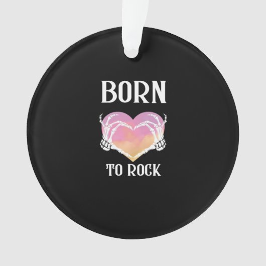 スケルトン手ハートグラフィッククラシック用 オーナメント (正面)