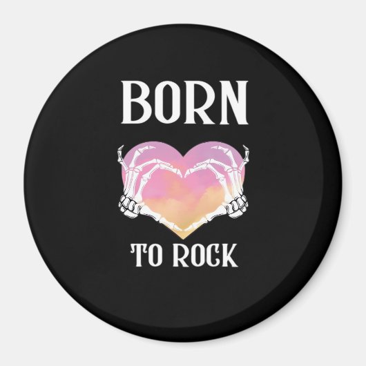 スケルトン手ハートグラフィッククラシック用 マグネット (正面)