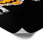 スケルトン手ハートサイン骨衣装 ポスター (角)