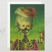 スケルトン招待状すべての行事 招待状 (正面/裏面)