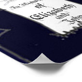 スケルトン新郎新婦ポスター ポスター (角)