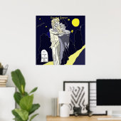 スケルトン新郎新婦ポスター ポスター (ホームオフィス)