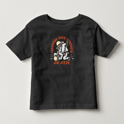 スケルトン柔術 トドラーTシャツ (正面)