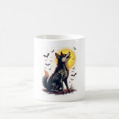 スケルトン柴叫び コーヒーマグカップ (中央)