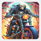 スケルトン火の洞窟を乗り越える スクエアシール (正面)