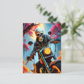 スケルトン火の洞窟を乗り越える ポストカード (スタンド正面)