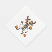 スケルトン牛パレード スタンダードランチョンナプキン (角)