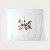 スケルトン牛パレード タペストリー (正面(横))