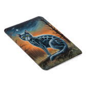 スケルトン猫 マグネット (右側)